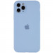 Чехол Silicone Case Full Camera Protective (AA) для Apple iPhone 12 Pro Max (6.7") (Голубой / Lilac Blue / PVH)