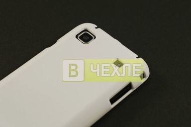 Пластиковая накладка прорезиненная (белая) Epik для Galaxy S в магазине vchehle.ua