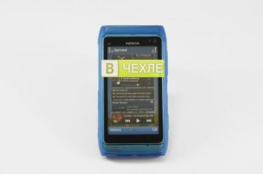 Фото TPU Soft чехол для Nokia N8 (Синий (матовый)) на vchehle.ua