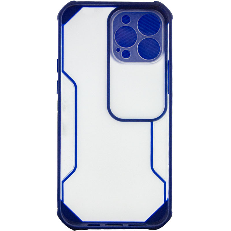 Чехол Camshield matte Ease TPU со шторкой для Apple iPhone 13 Pro (6.1") (Синий) в магазине vchehle.ua