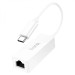 Фото Перехідник Hoco UA22 Acquire USB ethernet adapter (100 Mbps) (White) в маназині vchehle.ua