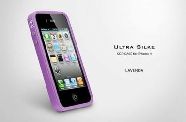Ультратонкий чехол SGP  Ultra Silke Series (5 цветов) для Iphone 4