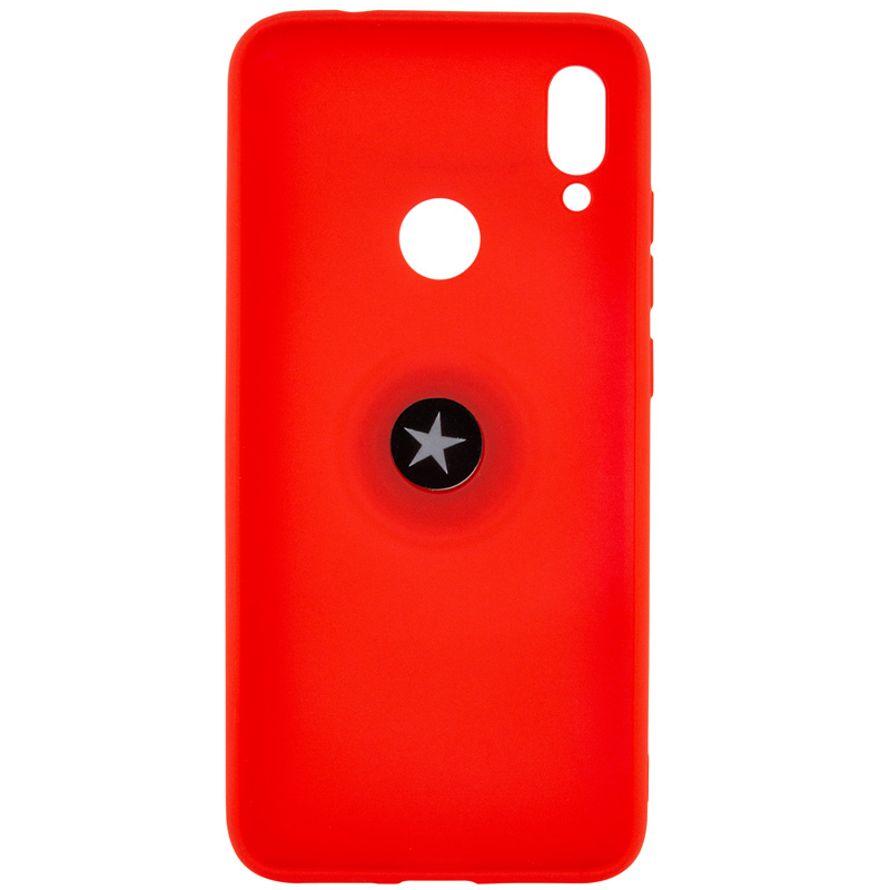 

TPU чохол Summer ColorRing з кріпленням під магнітний тримач для Xiaomi Redmi 7 (Червоний) 708336
