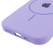 Купити Чохол Silicone Case Full Protective (AA) with Magnetic Safe на Apple iPhone 12 Pro Max (6.7") (Бузковий / Dasheen) на vchehle.ua