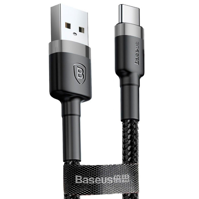 Дата кабель Baseus Cafule Type-C Cable 2A (2m) (CATKLF-C)