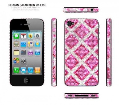 Купить Наклейка Dreamplus Persian Safari Skin Series для Apple iPhone 4 (Клетка) на vchehle.ua