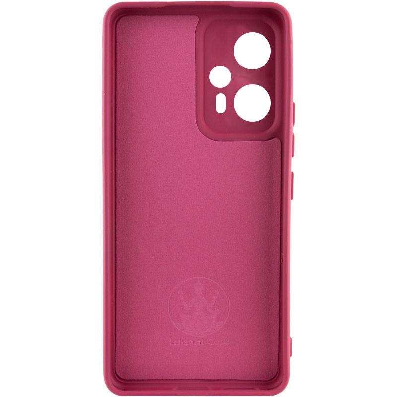 Фото Чехол Silicone Cover Lakshmi Full Camera (A) для Xiaomi Redmi Note 12T Pro (Бордовый / Marsala) на vchehle.ua