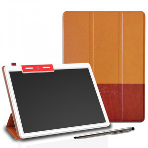 Планшет для рисования LCD color blocked 10,1 дюймов with leather case