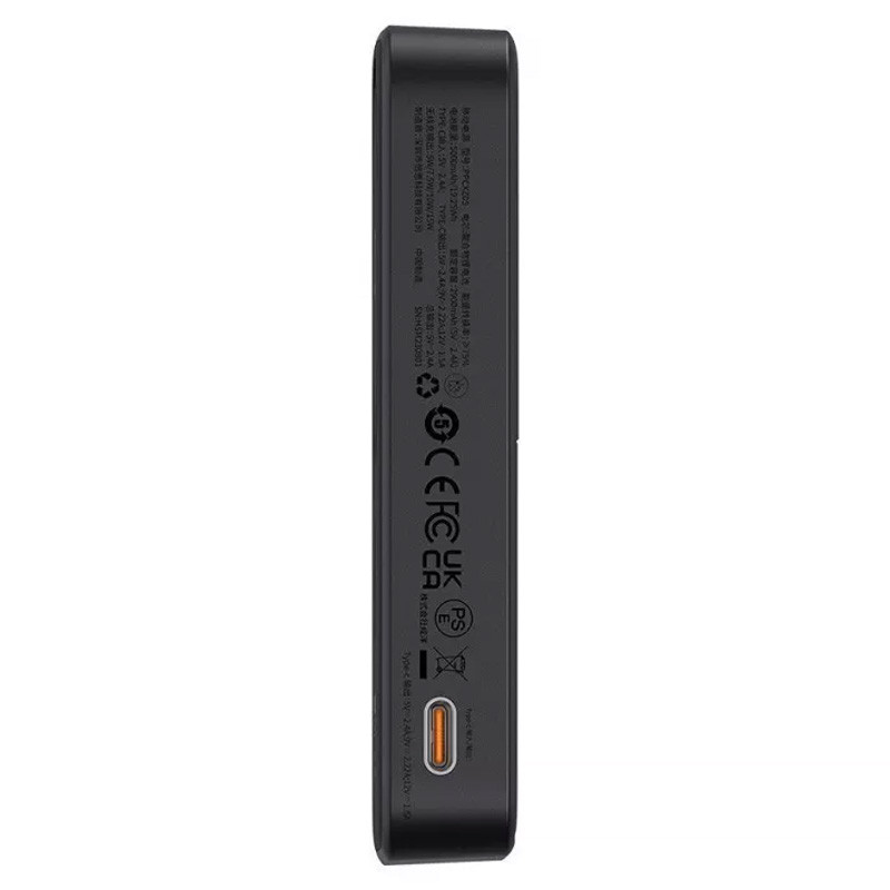 Фото Портативное ЗУ Power Bank Baseus MagPro Magnetic Bracket PD20W с БЗУ 5000mAh PPCXZ05 (Black) на vchehle.ua