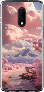 Чохол Рожеві хмари на OnePlus 7