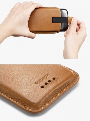 Кожаный чехол SGP Crumena Leather Pouch Series для HTC One X / One XL/HTC Evo 4G