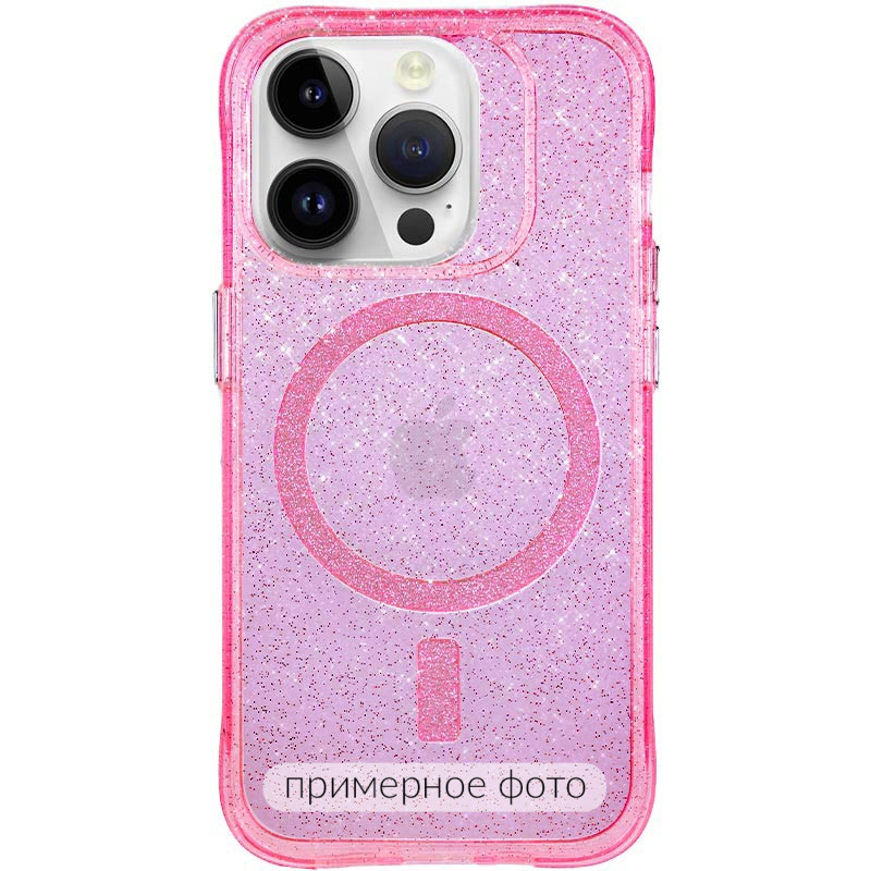 Чохол TPU Radiance with Magnetic safe для Apple iPhone 16 (6.1") (Pink)