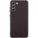 Чехол Silicone Cover Lakshmi Full Camera (AA) для Samsung Galaxy S21 FE (Шоколадный / Chocolate)