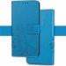 Кожаный чехол (книжка) Four-leaf Clover с визитницей для Samsung A310F Galaxy A3 (2016) (Синий)