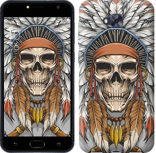

Чехол Череп индейца для Asus ZENFONE 4 SELFIE / ZD553KL 641321