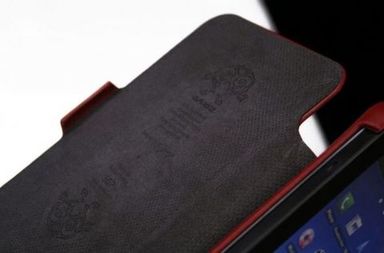 Кожаный чехол SGP Gariz (текстур.красный) для Galaxy Tab в магазине vchehle.ua