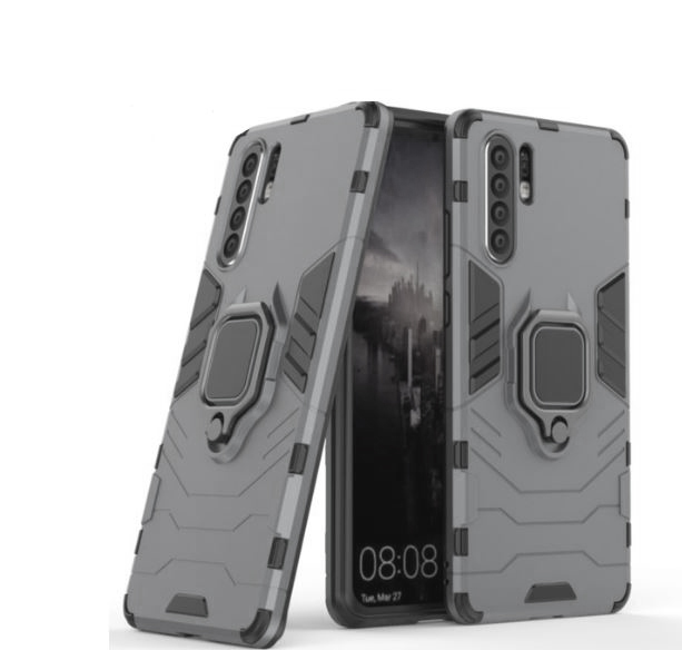 

Ударопрочный чехол Transformer Ring for Magnet для Huawei P30 Pro (Серый / Metal slate) 682500