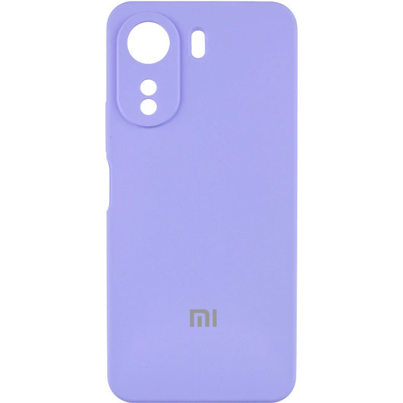 Чехол Silicone Cover Lakshmi Full Camera (AA) with logo для Xiaomi Redmi 13C / Poco C65 (Сиреневый / Dasheen)