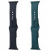 Силіконовий ремінець для Apple Watch Sport Band 42/44/45/46/49mm (S) 2pcs