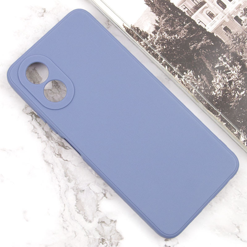 Фото Силіконовий чохол Candy Full Camera на Oppo A98 (Блакитний / Mist blue) на vchehle.ua