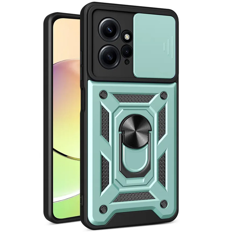 Ударостійкий чохол Camshield Serge Ring на Xiaomi Redmi Note 12 4G (Зелений)