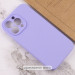 Фото Чехол Silicone Case Full Camera Protective (AA) NO LOGO для Apple iPhone 16 (6.1") (Сиреневый / Dasheen) в магазине vchehle.ua