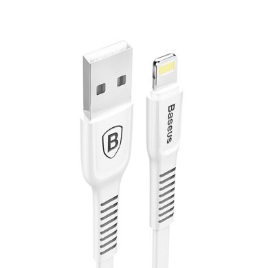 

Дата кабель Baseus Tough USB to Lightning 2A (1m) (Білий) 666396