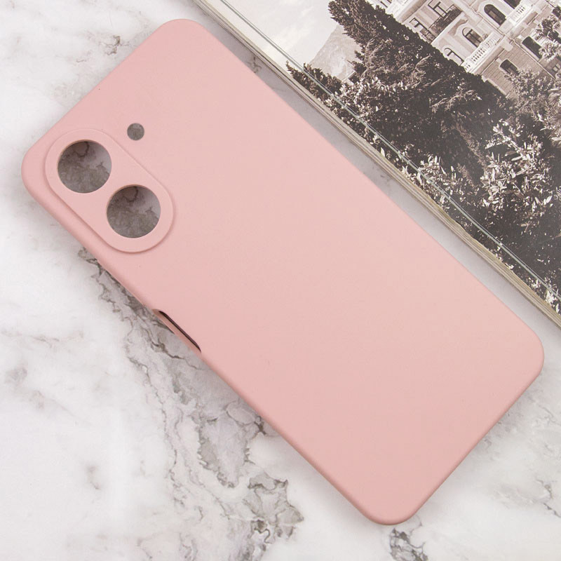 Фото Чехол TPU GETMAN Liquid Silk Full Camera для Xiaomi Redmi 13C / Poco C65 (Розовый / Pink Sand) на vchehle.ua