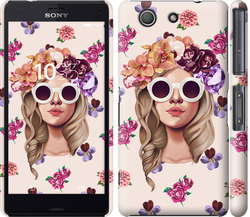 

Чохол Дівчина з квітами v2 на Sony Xperia Z3 Compact D5803 190332