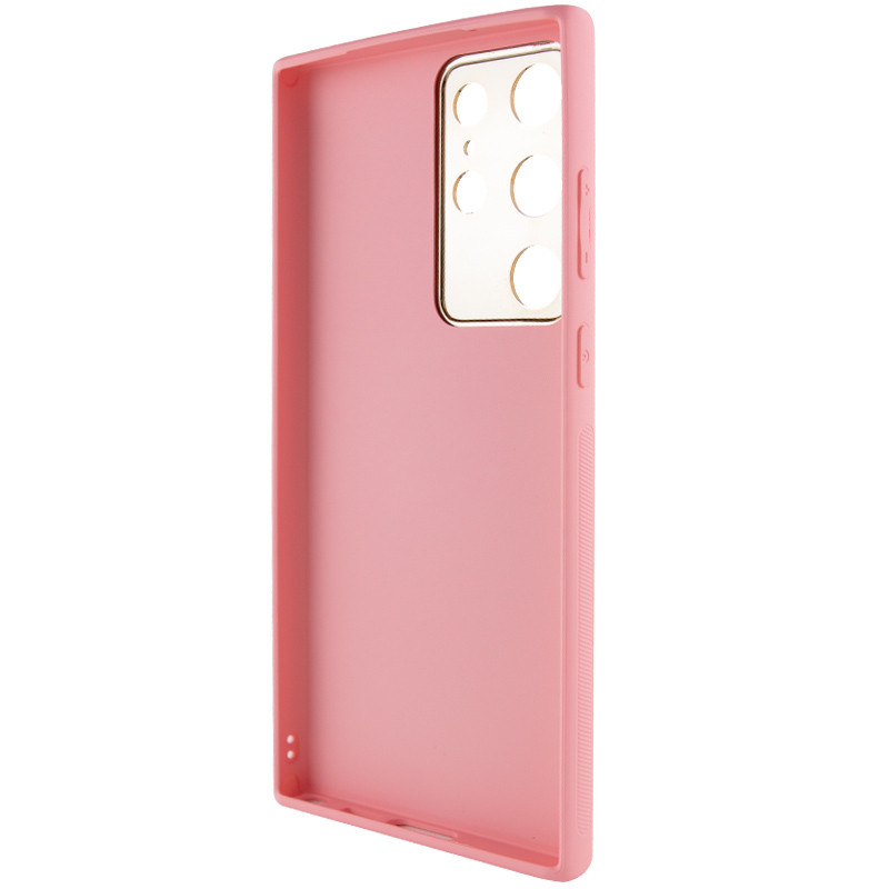 Фото Кожаный чехол Xshield для Samsung Galaxy S21 Ultra (Розовый / Pink) в магазине vchehle.ua