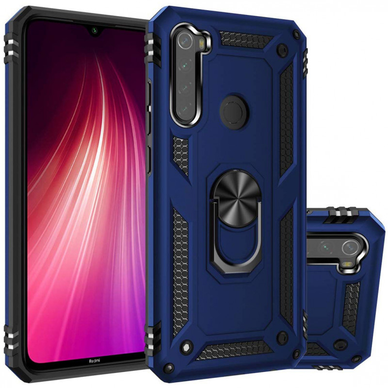 

Ударостійкий чохол Serge Ring for Magnet на Xiaomi Redmi Note 8T (Темно синій) 880060