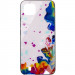 TPU+Glass чехол Diversity для Realme C11 (2021) (Stains multicolored)