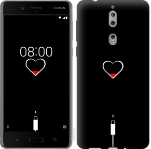 

Чехол Подзарядка сердца для Nokia 8 721548