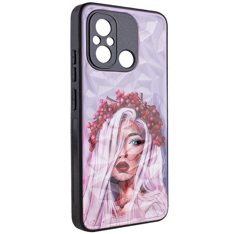 TPU+PC чехол Prisma Ladies для Xiaomi Redmi 12C / Poco C55 (Ukrainian Girl)