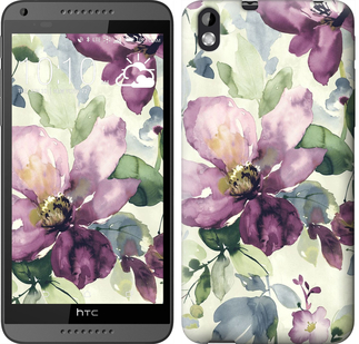 

Чохол Квіти аквареллю на HTC Desire 816 296443