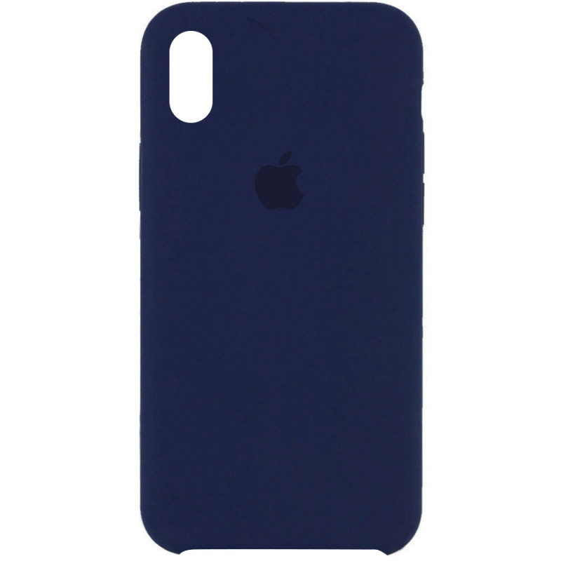 Чехол Silicone Case (AA) для Apple iPhone XR (6.1") (Синий / Deep navy)