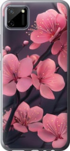 Чехол Пурпурная сакура для Realme C11 2020