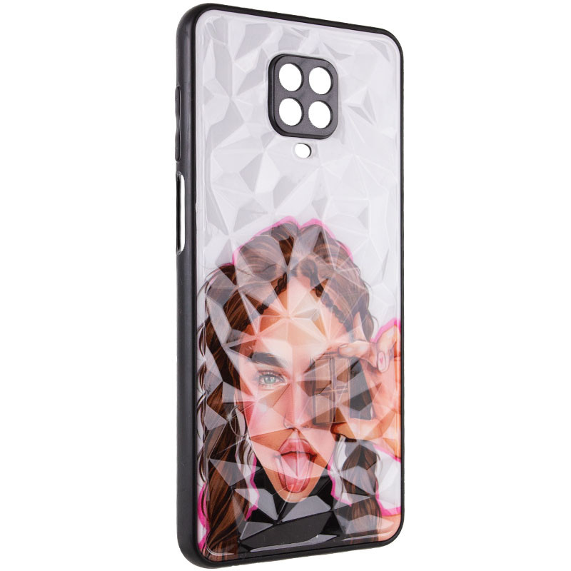 TPU+PC чохол Prisma Ladies на Xiaomi Redmi Note 9s / Note 9 Pro / Note 9 Pro Max (Chocolate)