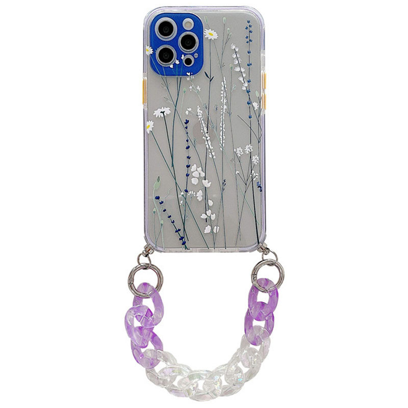 

TPU+PC чехол Colorific с подвесной цепью для Apple iPhone 12 Pro (6.1") (Lavender) 1186822