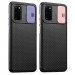Чехол Camshield Black TPU со шторкой защищающей камеру для Samsung Galaxy S20