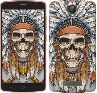 

Чехол Череп индейца для ZTE L5 641385