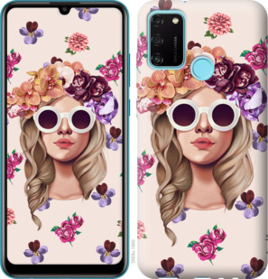 

Чехол Девушка с цветами v2 для Huawei Honor 9A 920753