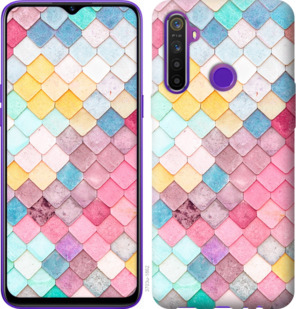 

Чехол Красочная черепица для Realme 5 919458