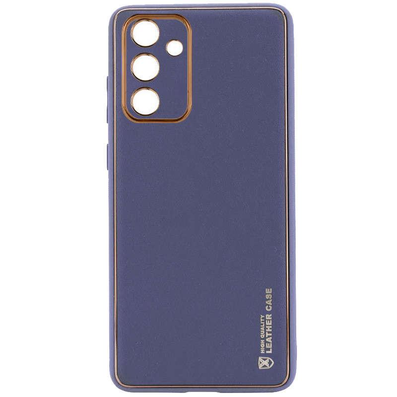 Кожаный чехол Xshield для Samsung Galaxy A34 5G (Серый / Lavender Gray)