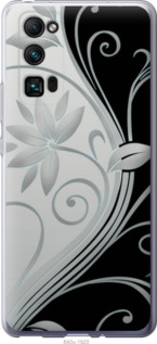 

Чехол Цветы на чёрно-белом фоне для Huawei Honor 30 Pro 1576003