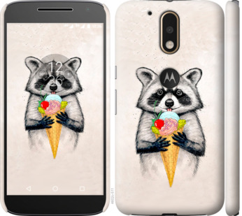 

Чехол Енотик с мороженым для Motorola Moto G4 / G4 Plus 801442