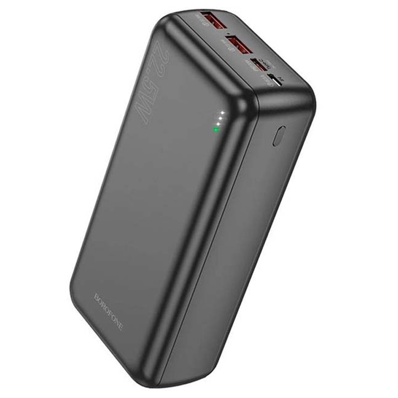 Фото Портативний зарядний пристрій Power Bank BOROFONE BJ38B 22.5W+PD20W 30 000 mAh (Black) на vchehle.ua