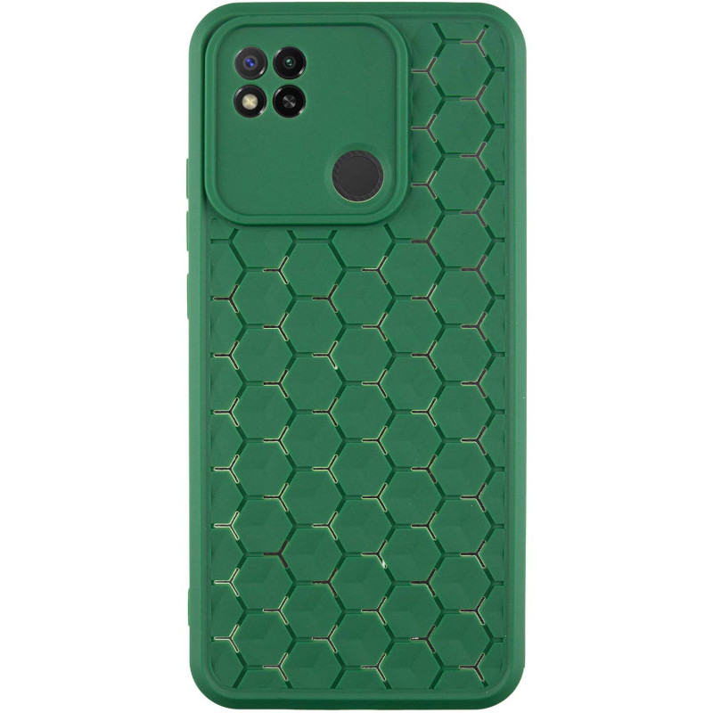 Чехол TPU Honeycomb для Xiaomi Redmi 9C (Зеленый / Cyprus Green)