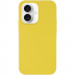 Чохол Silicone Case Full Protective (AA) NO LOGO на Apple iPhone 16 Plus (6.7") (Жовтий / Yellow)