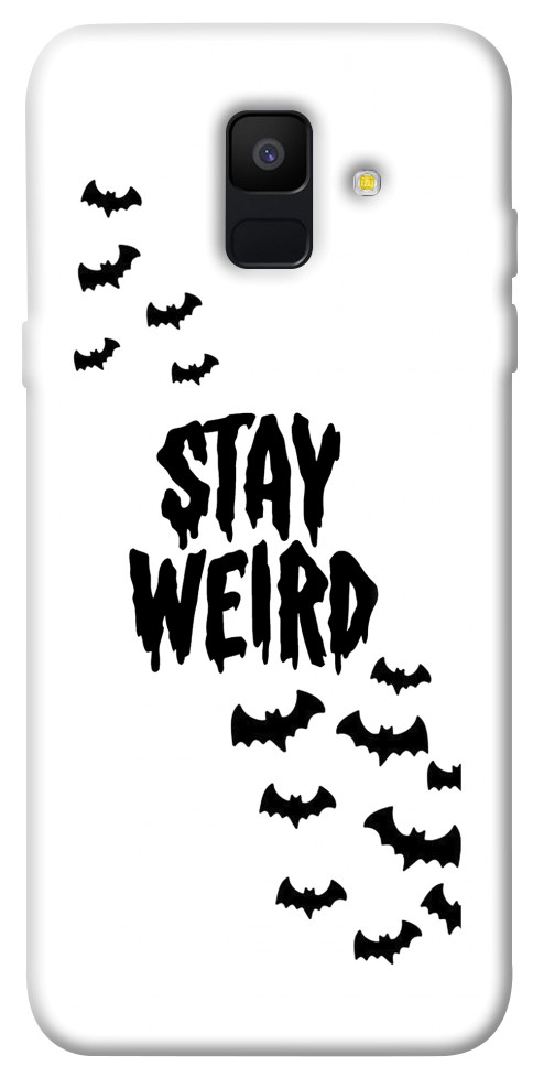 Чехол Stay Weird для Galaxy A6 (2018)